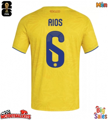 Colombia Richard Rios #6 Replica Home Stadium Shirt World Cup 2026 Short Sleeve